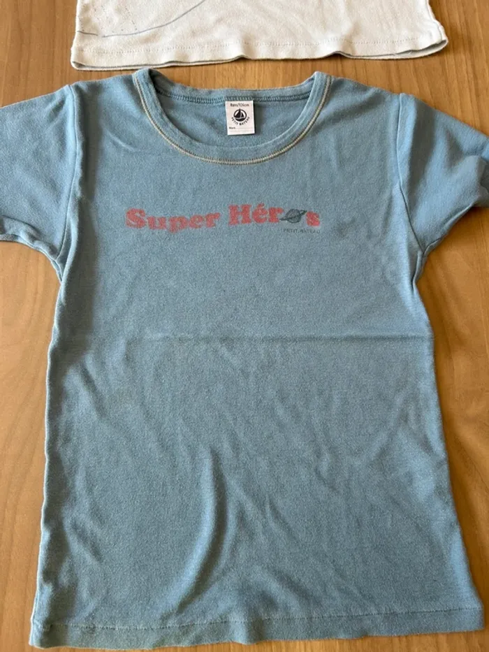 Tee shirt petit bateau 8 ans - photo numéro 4