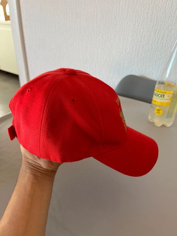Casquette rouge logo brodé Paris x France vintage - photo numéro 2