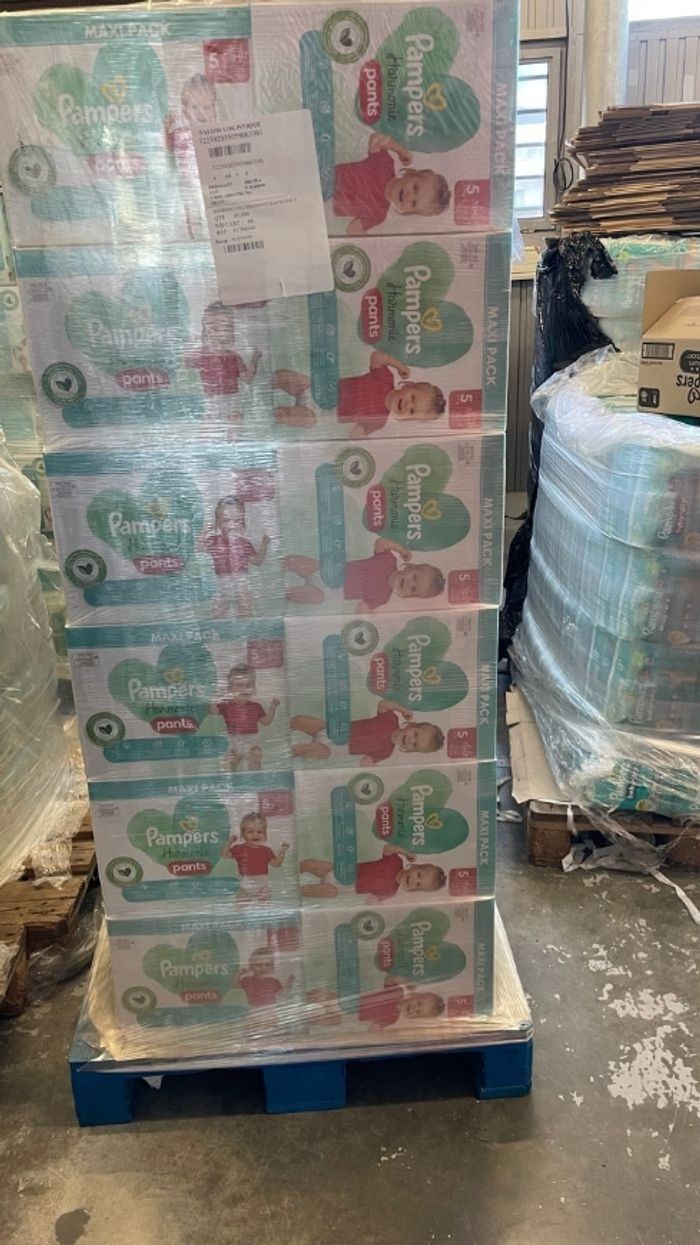 Lot de 384 Couches Pampers Harmonie Pants 12-17 kg Taille 5 Neuf - photo numéro 2