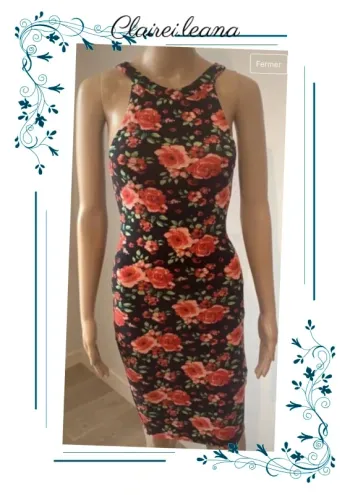 🛑robe à fleurs🛑T34