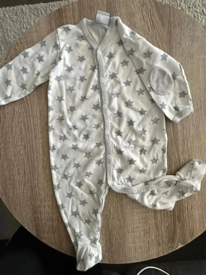 Pyjama petit bateau grenouillère été léger 6 mois 68 cm - photo numéro 6