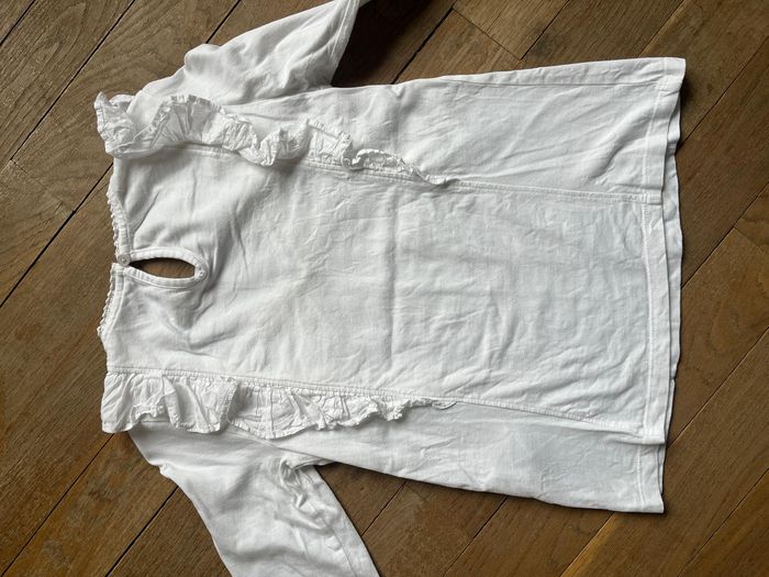 Blouse blanche Cyrillus 10 ans - photo numéro 3