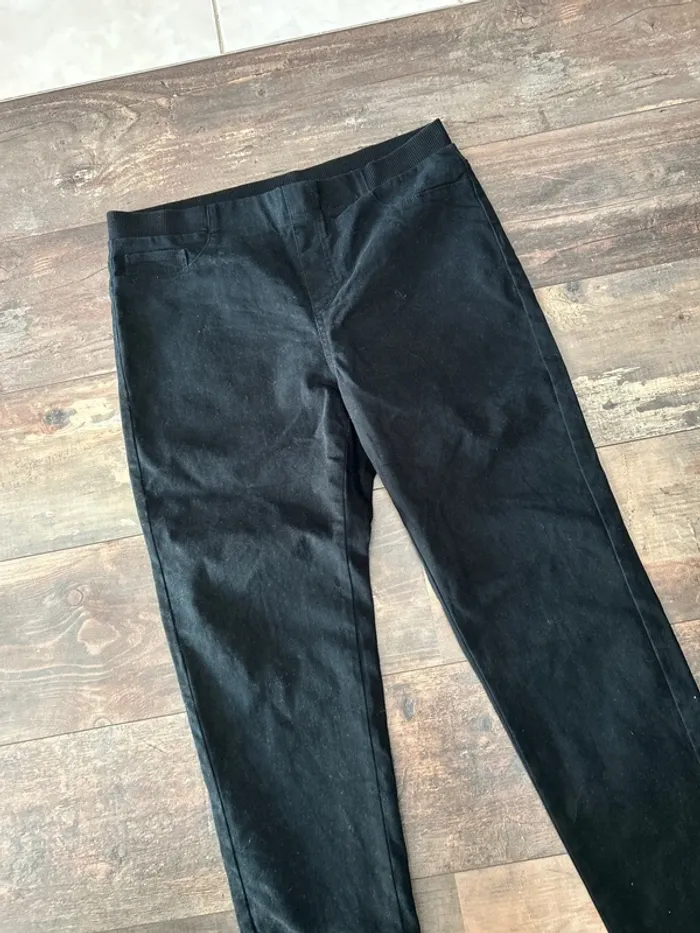 Pantalon toile taille élastique - photo numéro 2