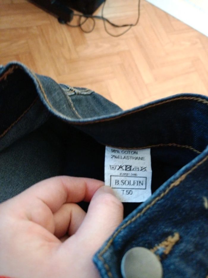 Jean en coton homme - Taille 50 - photo numéro 8