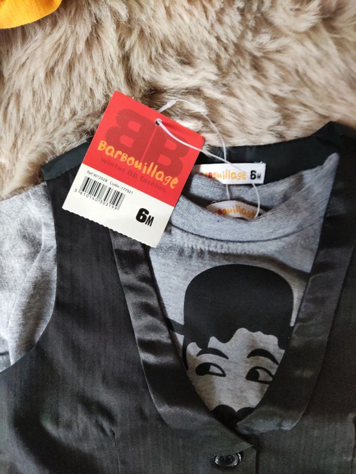 Tee shirt avec gilet - photo numéro 5