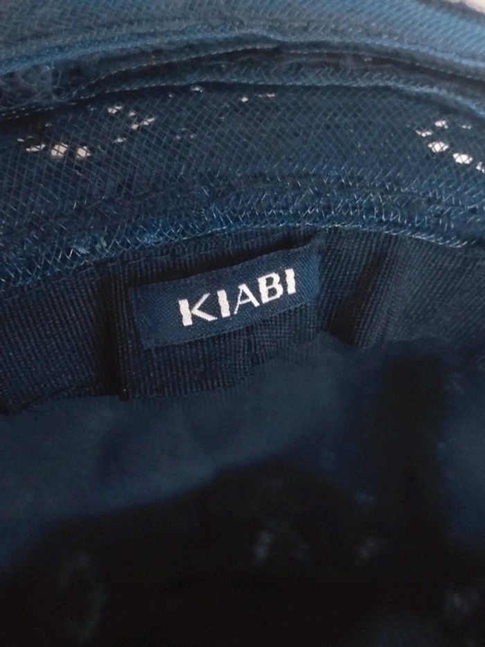 Chapeau rond ajouré bleu marine noeud blanc / Kiabi - 47/48cm - photo numéro 3