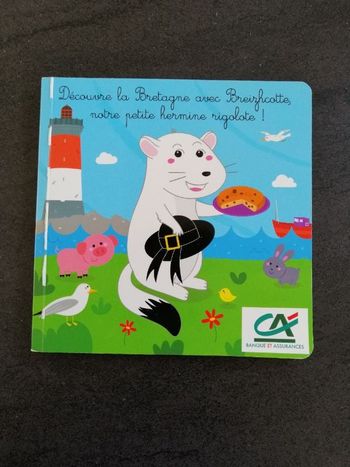 Livre Découvre la Bretagne avec Breizhcotte, notre petite hermine rigolote ! en bon état
