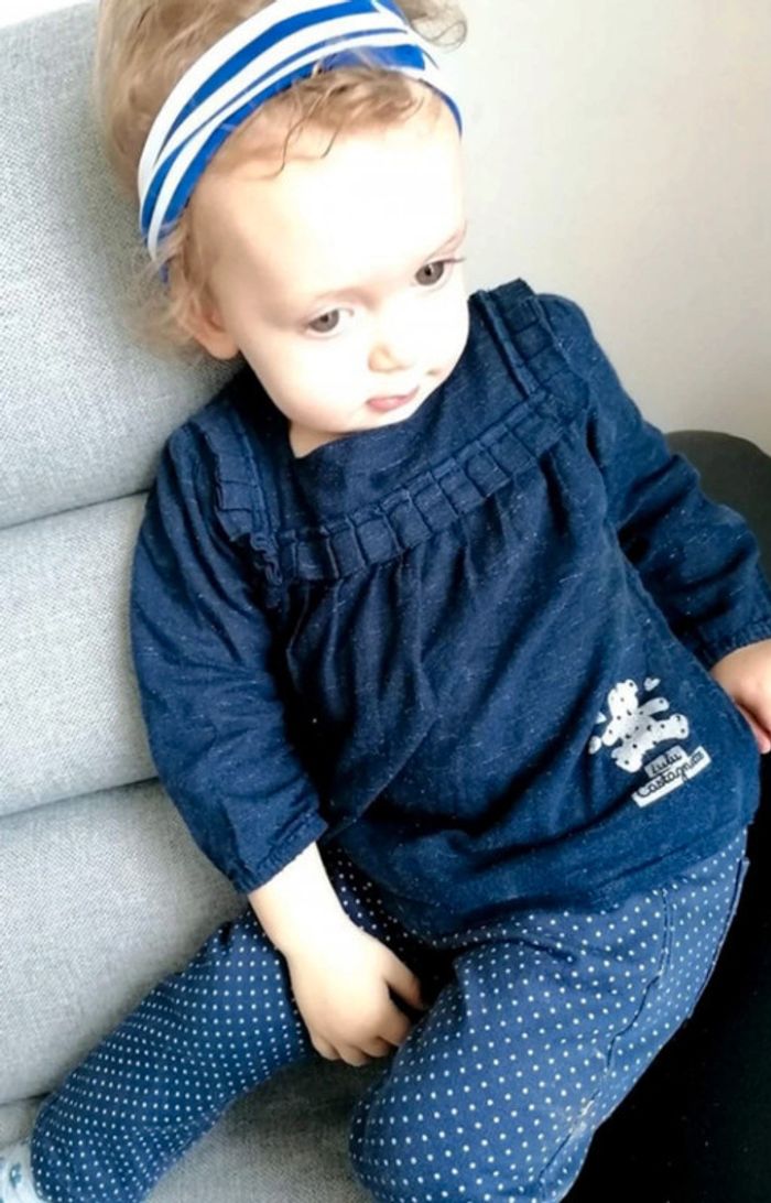 18 mois ensemble blouse lulu castagnette et pantalon kimbaloo ( sans bandeau)