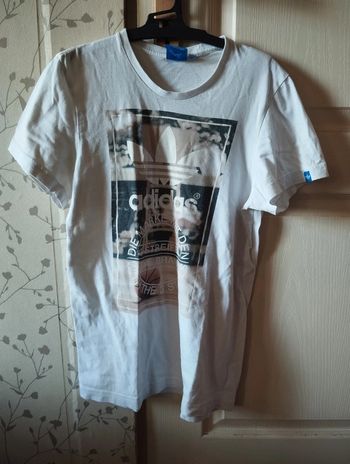 T-shirt Adidas blanc taille 14 ans