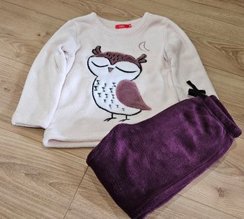 3 pyjamas molletonnés fille - Taille 5 ans