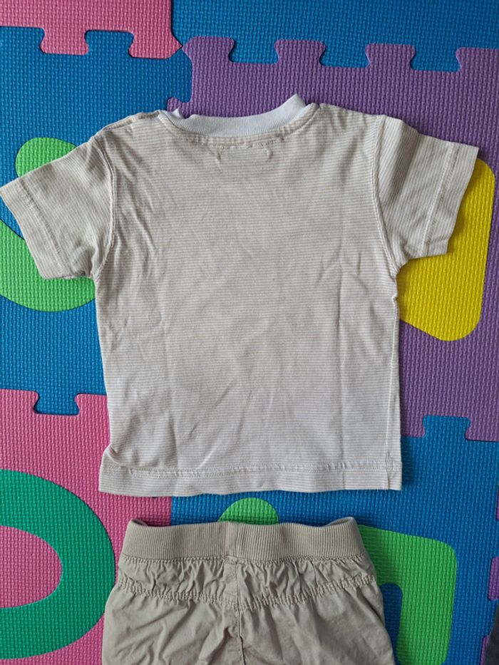 Lot 2 t-shirts + 2shorts 12m - photo numéro 9