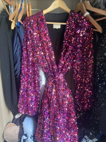 Robe sequins sézane adelina