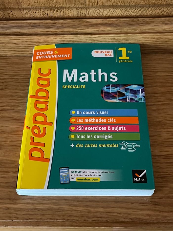 Lots de 3 prépa bac Maths/physique/francais - photo numéro 6