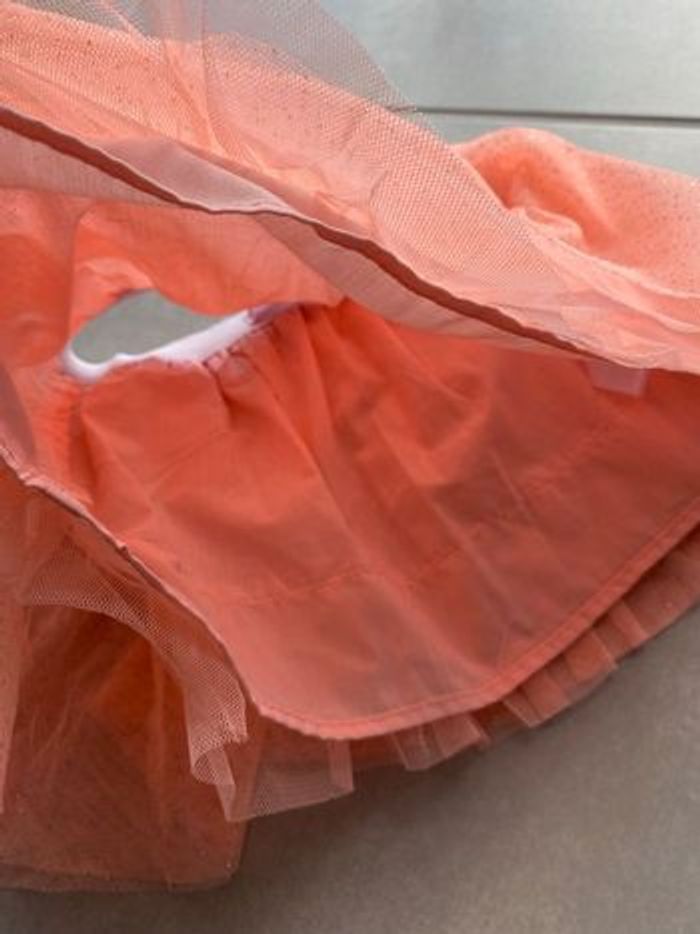 Jupe 24 mois Corail à paillettes Neuve - photo numéro 8