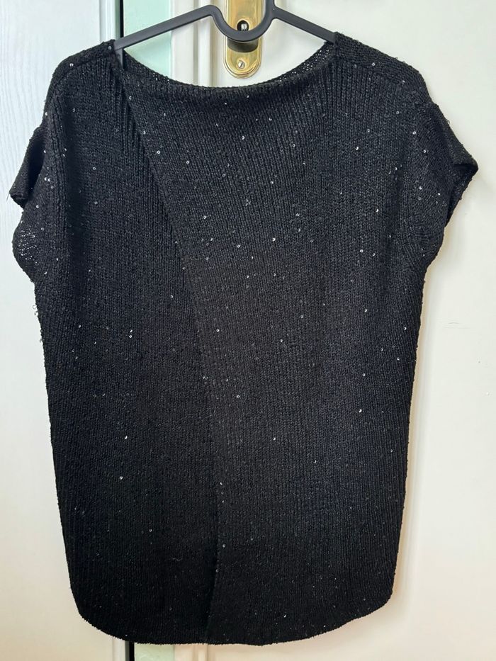 Pull sequins noir - Zara - photo numéro 2