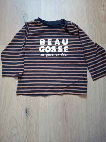 Tee-shirt manches longues 12 mois