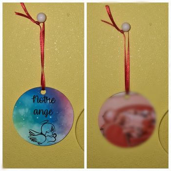 Boule de noël double face