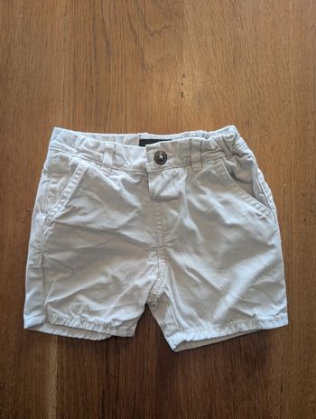 Short jean blanc Zara 18 mois