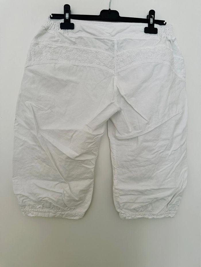 Short lin blanc Taille 7 La Cotonnière - photo numéro 5