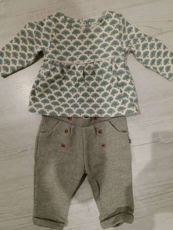 Ensemble fille 3 mois obaibi 