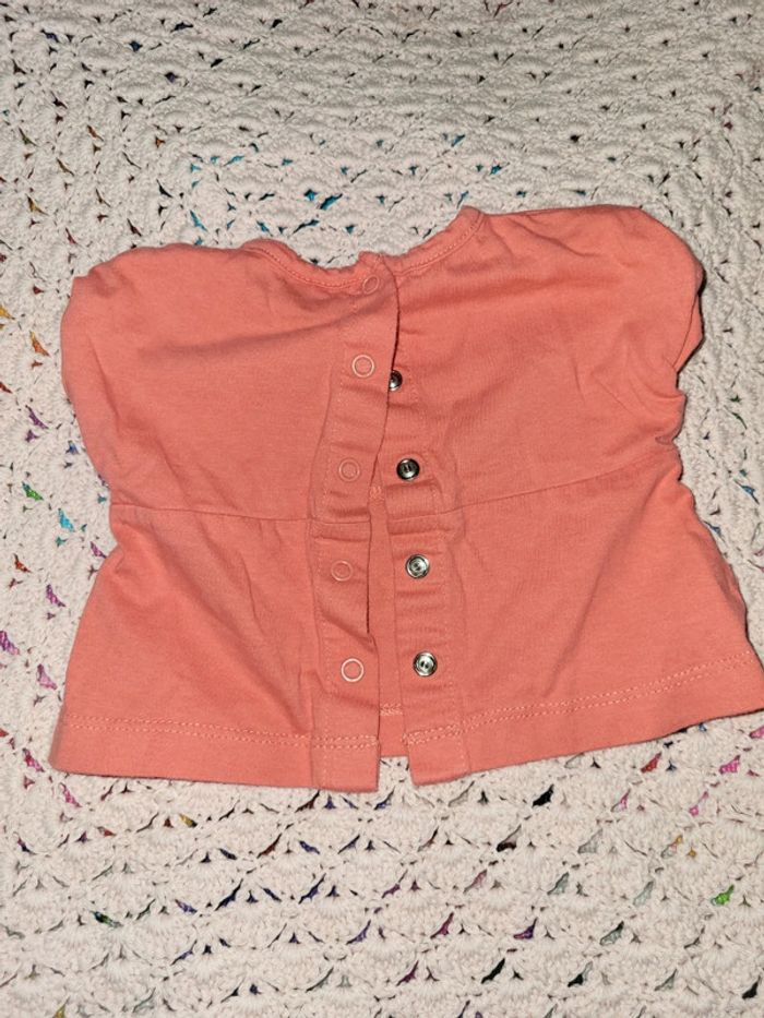 Tee-shirt manche courte 1 mois - photo numéro 3