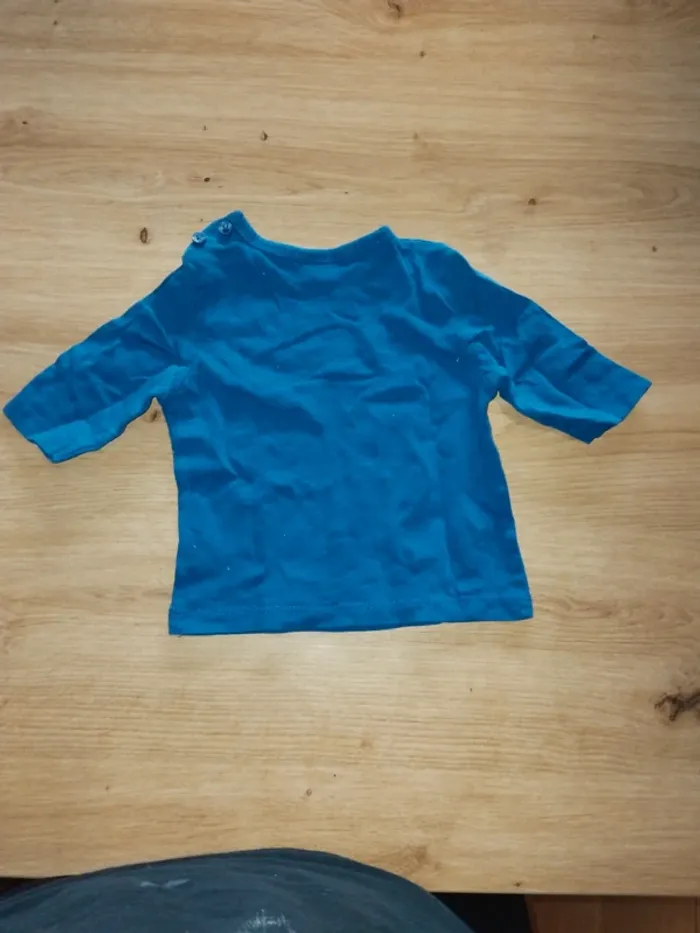 Lots 3 T-shirt manche longue garçon taille 1 mois - photo numéro 6