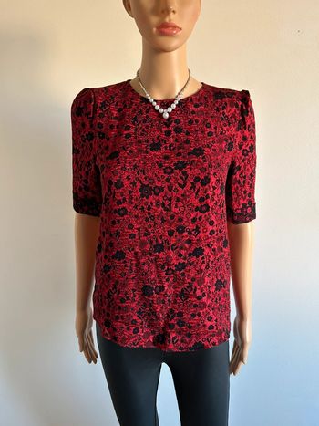 Blouse rouge et noire neuve Kookai taille 34