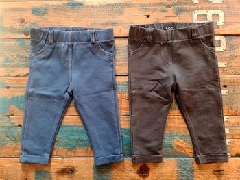 Lot de 2 leggings pour bebe fille