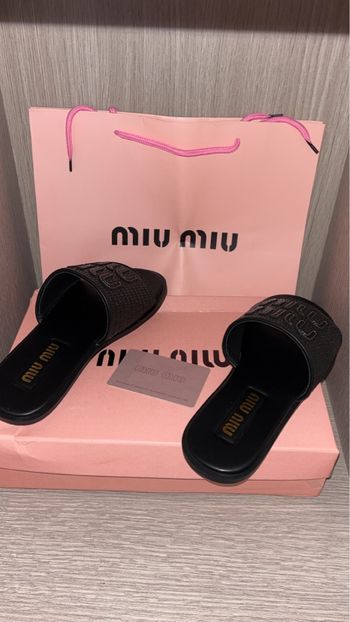 Claquette Miu Miu Noir