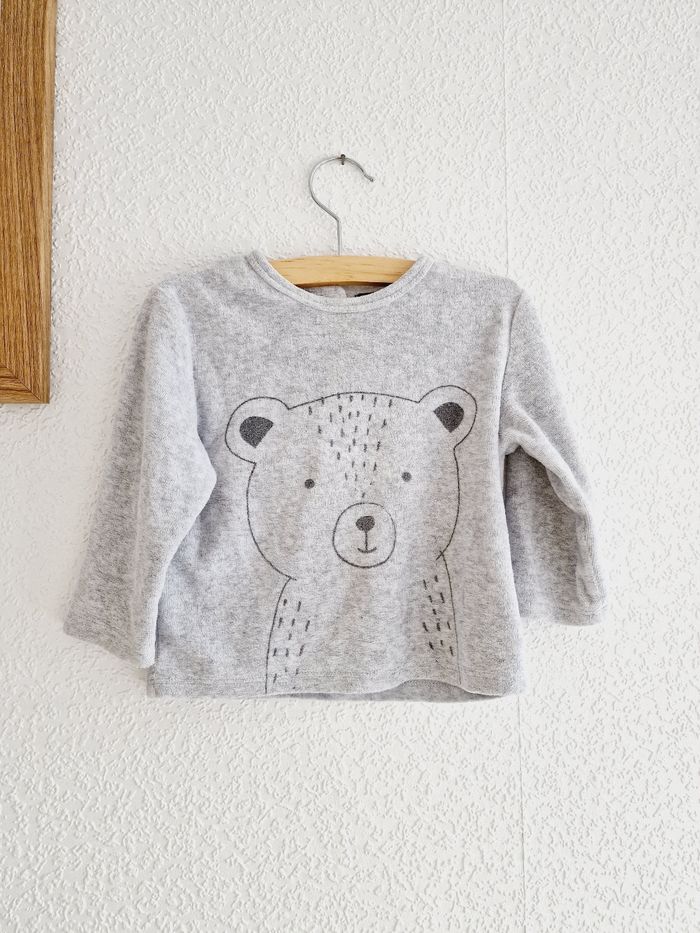 Kiabi - Pyjama 2 pièces en velours (12 mois) - photo numéro 2