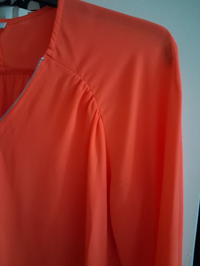 Blouse fluide #Pimkie orange taille 36 - photo numéro 4