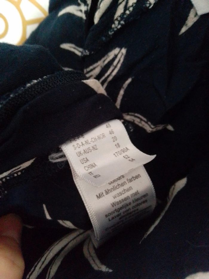 Pantalon bohème fleurs en viscose taille 48 - photo numéro 6