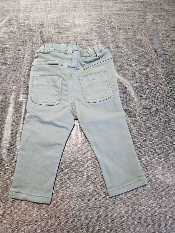 Jeans slim , élastique 12mois