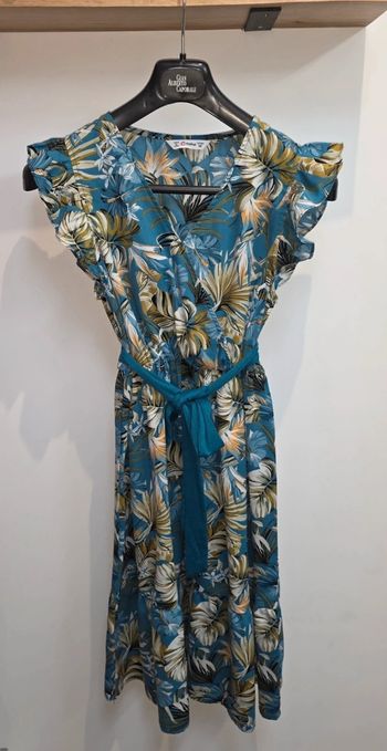PatPat Robe Longue Viscose Imprimé Tropical Très bon état Taille M