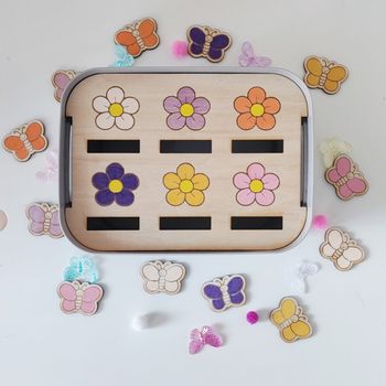 Insert livv 2L action tri couleurs fleurs papillons 