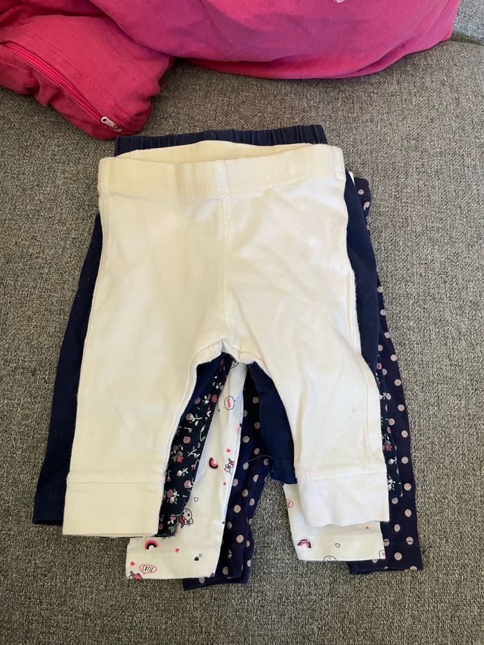 Lot 5 leggings bébé 3 mois - photo numéro 5