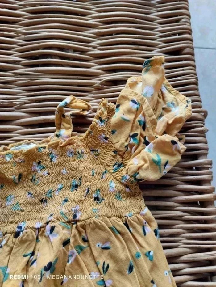 đŒ Robe Z GĂ©nĂ©ration â Fille 3 ans â Jaune fleurie estivale - photo numĂ©ro 3