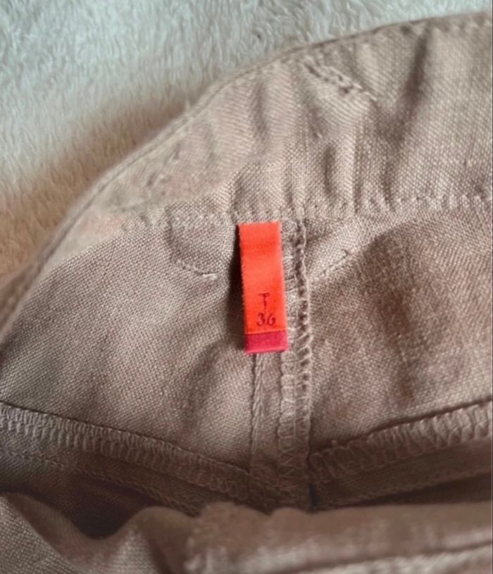 Pantalon Miss Captain taille S en Lin en très bon état - photo numéro 8
