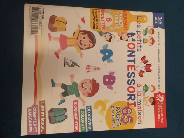 Livre d'activités Montessori