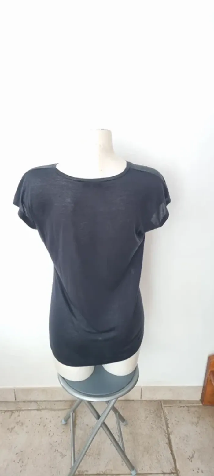 Tee-shirt imprimé léopard 38 sandro - photo numéro 6