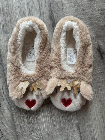chaussons doux Petit renne