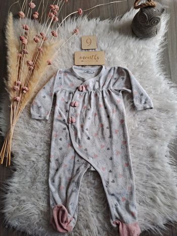 Pyjama velour gemo 9m