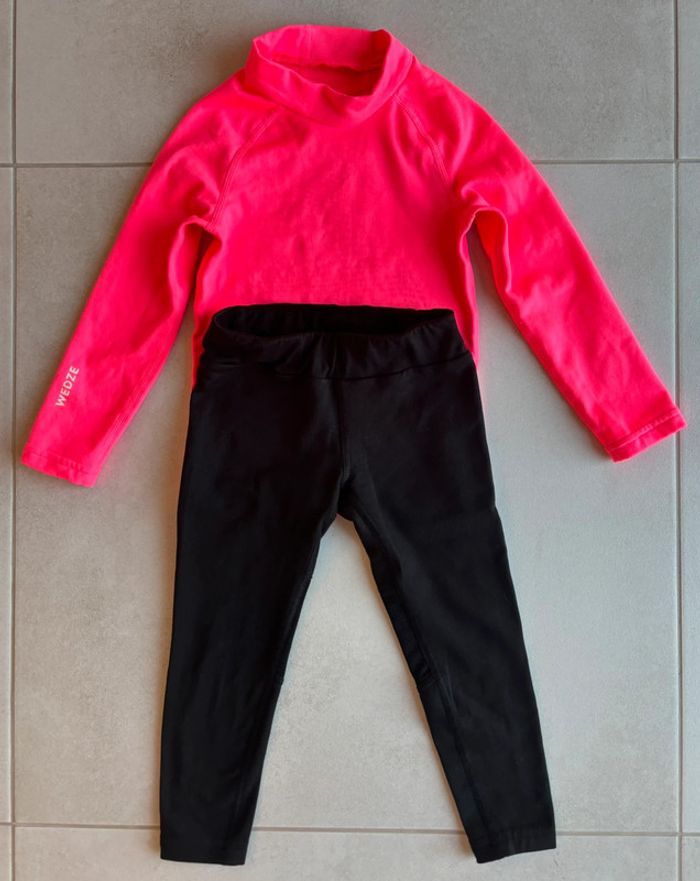 Ensemble thermique ski decathlon taille 4 ans
