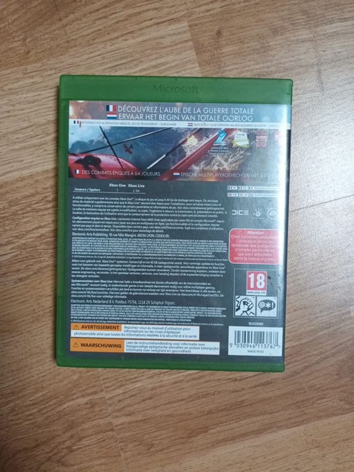 Battlefield 1 xbox - photo numéro 2