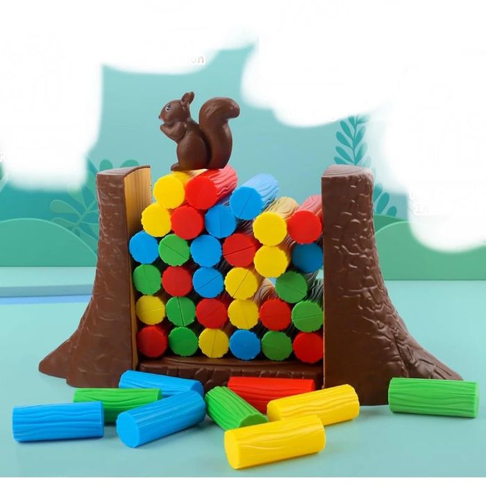 Jeu de société : l’écureuil en équilibre