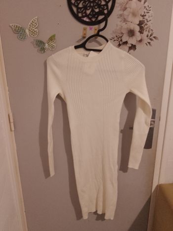 Robe pull blanc