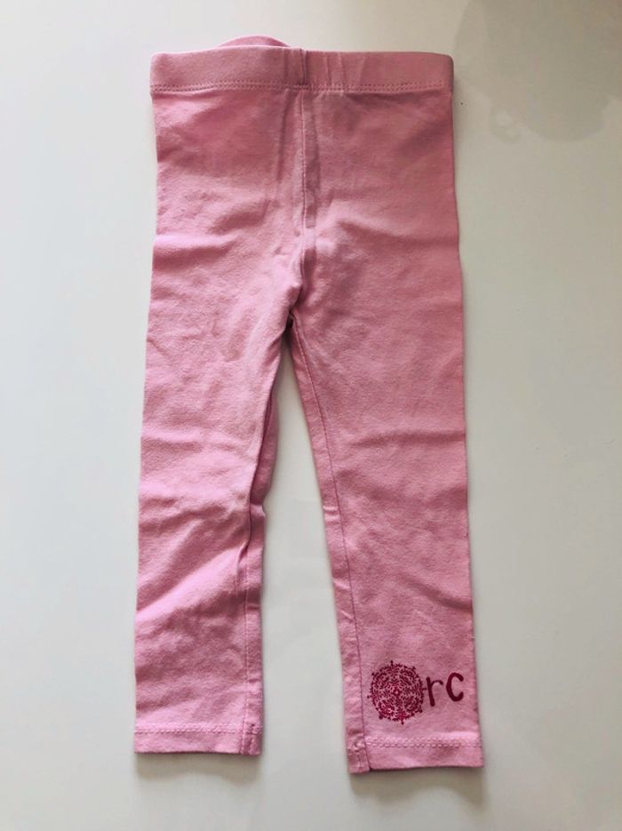Leggings rose en parfait état
