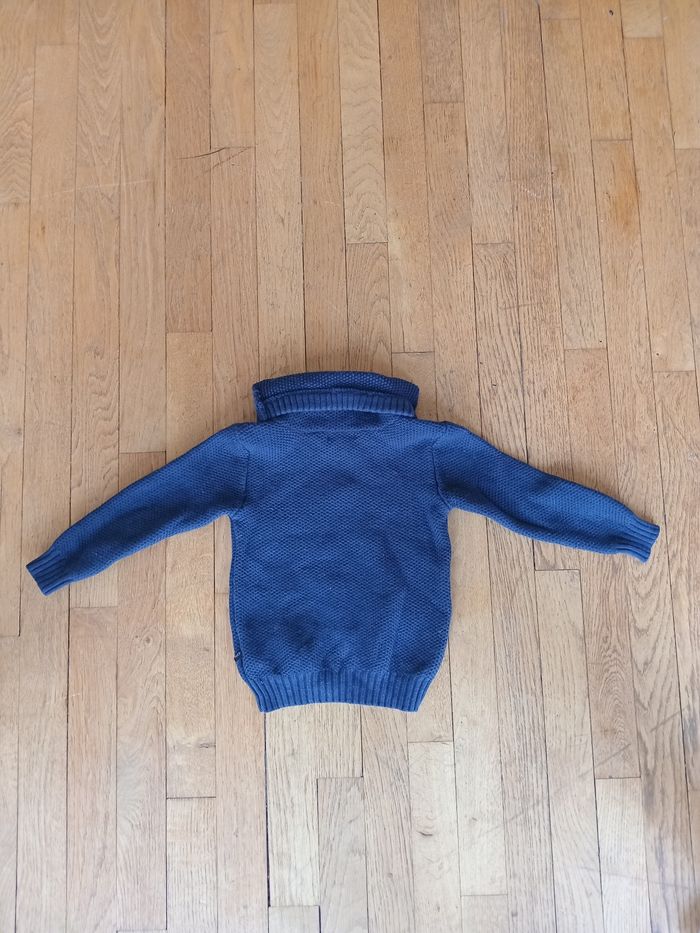Pull garçon col roulé contient laine Okaïdi 4 ans - photo numéro 6