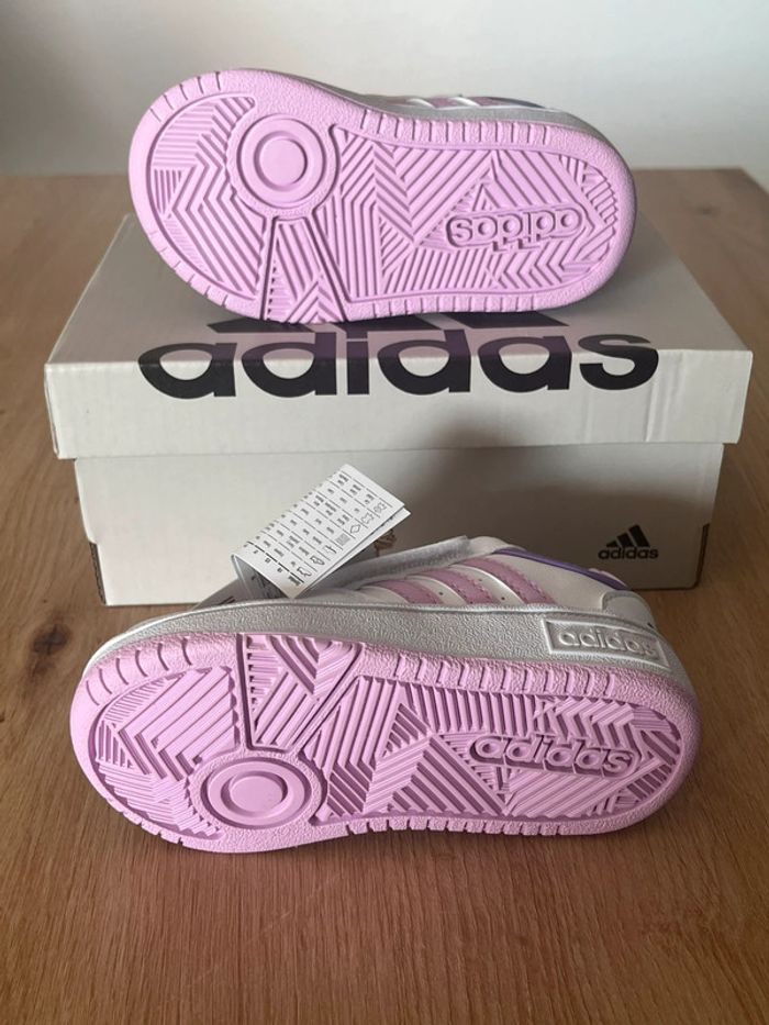 Baskets , Adidas , Filles , Blanc , Rose , Taille 23 , neuves - photo numéro 9