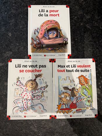 Lot de livres Max et Lili 